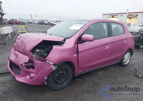 2015 Mitsubishi Mirage De/Rf from USA, damaged, VIN ML32A3HJ1FH043019
